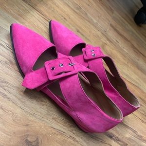 Authentic Emporio Armani HotPink Pointed Toe Flats
